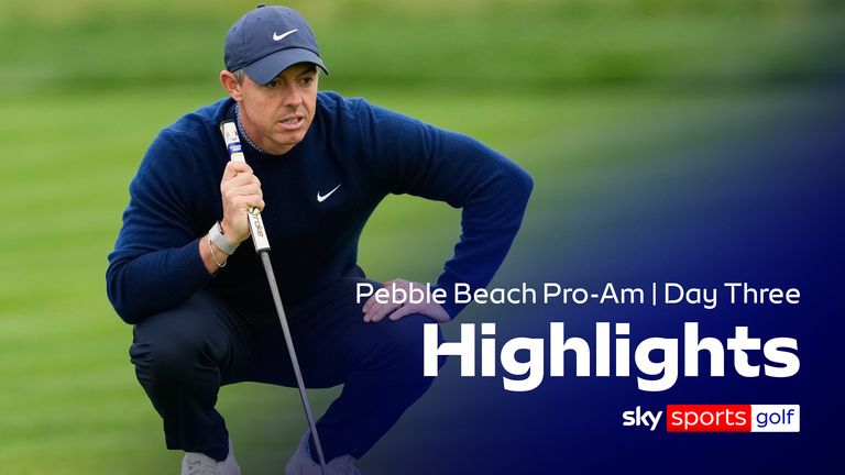 Golf: Pebble Beach Pro-Am | Day Three highlights