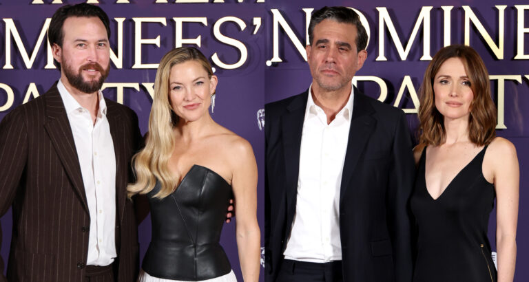 Kate Hudson, Rose Byrne Get Support from Their Men at EE BAFTA Film Awards Nominees’ Party 2026 | 2026 BAFTAs, Archie Madekwe, BAFTAs, Benicio Del Toro, Bobby Cannavale, Chase Infiniti, Chloe Zhao, Danny Fujikawa, David Jonsson, Delroy Lindo, Extended, Inga Ibsdotter Lilleaas, Jesse Plemons, Joachim Trier, Josh Safdie, Kate Hudson, Katie Leung, Liza Marshall, Longform, Mark Strong, Megan Everett-Skarsgård, Odessa Azion, Posy Sterling, Renate Reinsve, Robert Aramayo, Rose Byrne, Ryan Coogler, Stellan Skarsgard, Vera Wang, Wagner Moura, Warwick Davis, Wunmi Mosaku, Zinzi Coogler | Celebrity News and Gossip | Entertainment, Photos and Videos