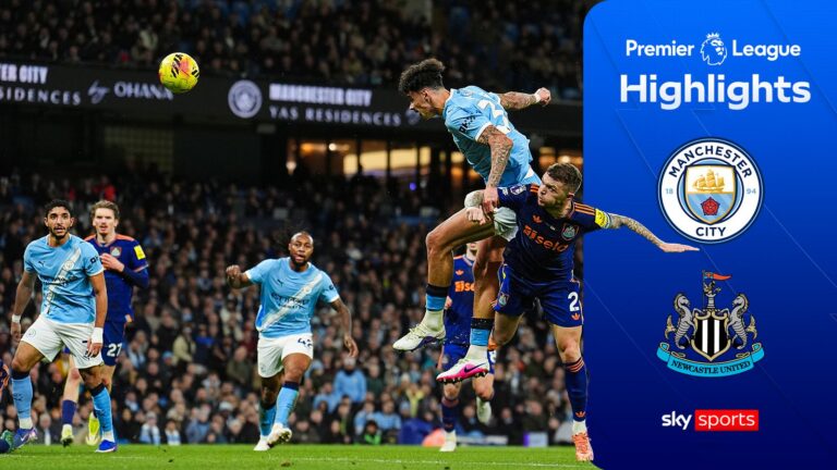 Over to you, Arsenal! Man City edge Newcastle to cut gap at top