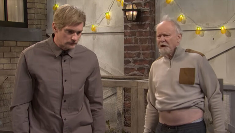 Alexander Skarsgard’s Dad Stellan Makes Surprise Appearance in Two ‘SNL’ Sketches with Him – Watch Now! | Alexander Skarsgard, NBC, Saturday Night Live, Stellan Skarsgard, Television | Celebrity News and Gossip | Entertainment, Photos and Videos