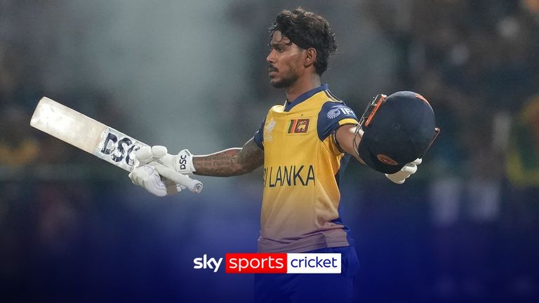 Pathum Nissanka's spectacular hundred off just 52 balls saw Sri Lanka beat Australia by eight wickets at the T20 World Cup.