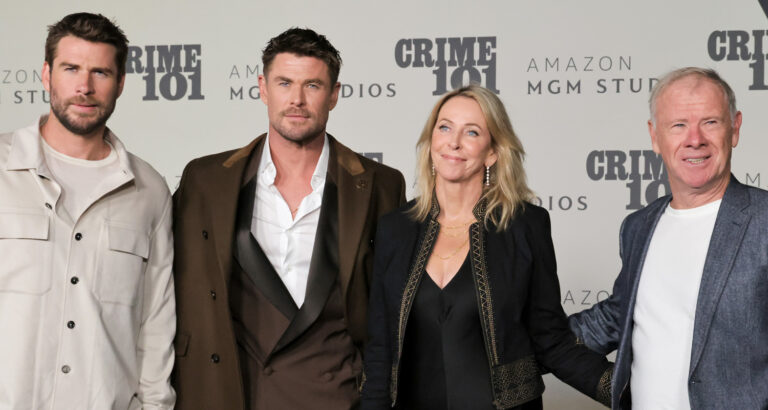 Chris Hemsworth Gets Support From Brother Liam & Their Parents at ‘Crime 101′ Los Angeles Premiere | Bart Layton, Ben Affleck, Chris Hemsworth, Corey Hawkins, Crime 101, Crosby Fitzgerald, Dan Perrault, Don Winslow, Drew Powell, Halle Berry, Liam Hemsworth, Luciana Damon, Matt Damon, matthew del negro, Paul Adelstein, Paul Feig, Peter Banifaz, Tate Donovan | Celebrity News and Gossip | Entertainment, Photos and Videos