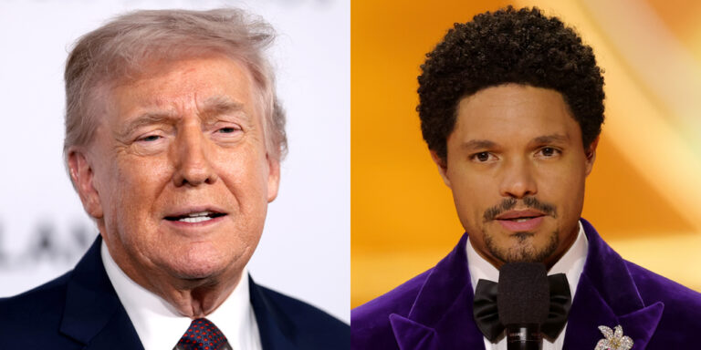 Donald Trump Threatens to Sue Trevor Noah Over Epstein Island Statement at Grammys 2026 | 2026 Grammys, Donald Trump, Grammys, Trevor Noah | Celebrity News and Gossip | Entertainment, Photos and Videos