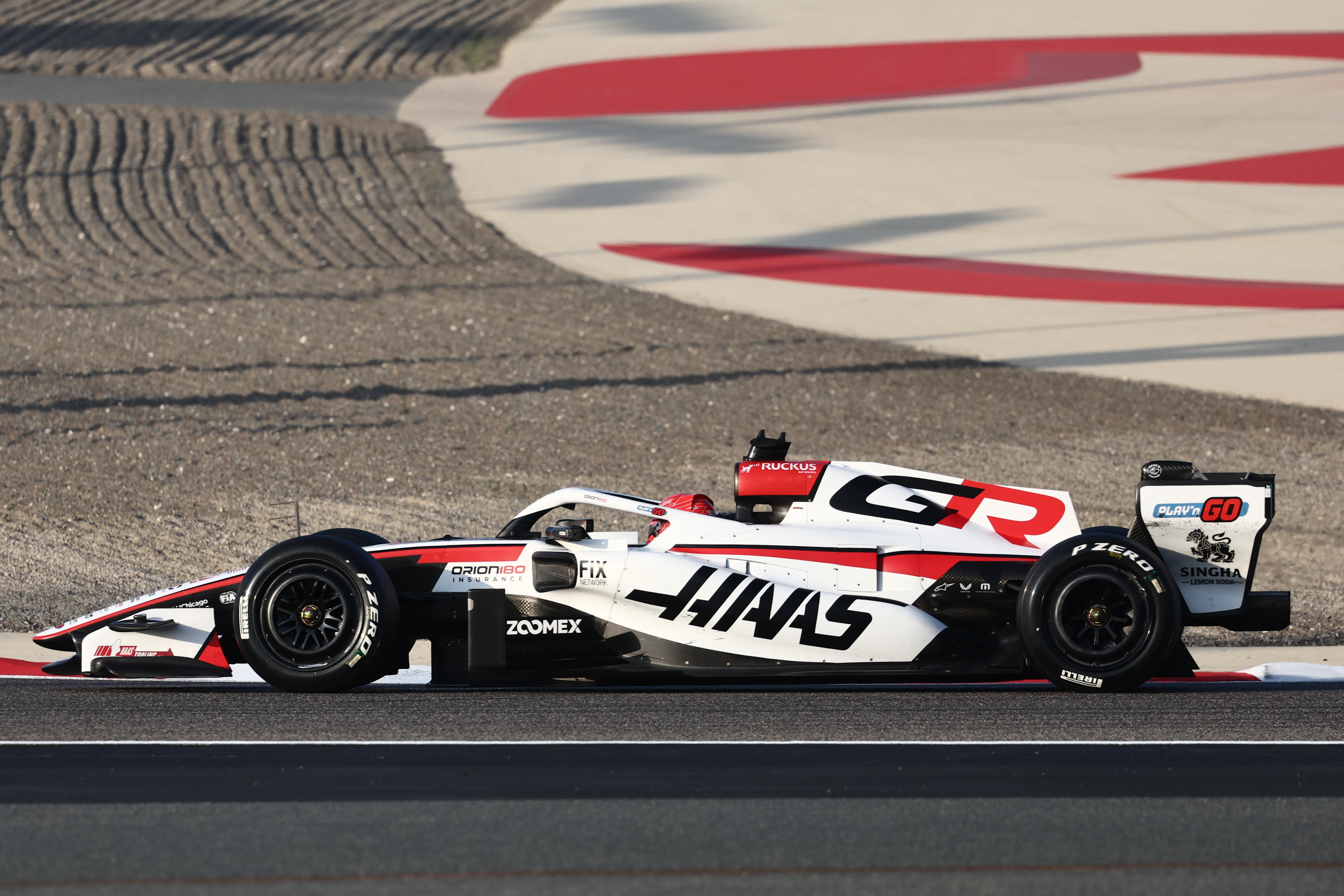 Oliver Bearman of Haas during the Formula 1 pre-season testing at Sakhir Circuit in Sakhir, Bahrain on February 13, 2026. (Photo by Jakub Porzycki/NurPhoto via Getty Images)