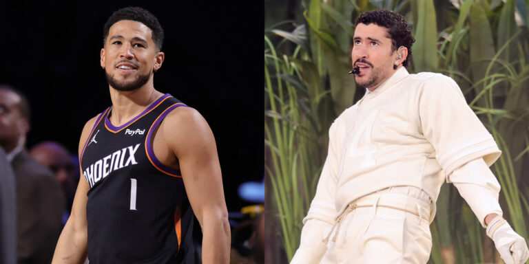 Kendall Jenner’s Ex Devin Booker Is Getting Attention for His Bad Bunny Halftime Show Response | Bad Bunny, Devin Booker, Kendall Jenner | Celebrity News and Gossip | Entertainment, Photos and Videos