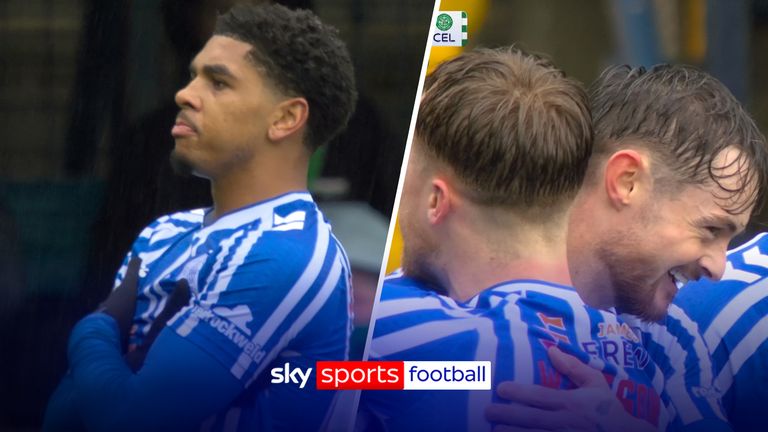 Tyreece John-Jules and Joe Hugill fire a quick double for Kilmarnock in the first-half to give Celtic a dent in their title race. 