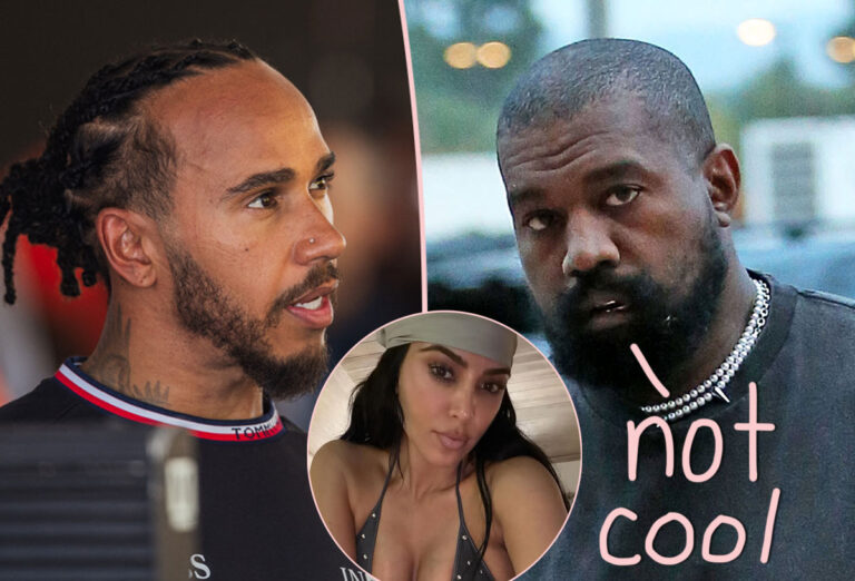 OMG! Kanye West Thinks ‘Two-Faced’ Lewis Hamilton Was Crushing On Kim Kardashian While They Were Married!