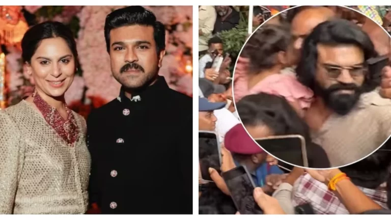 Ram Charan holds Klinkara close amid fan frenzy as he visits Upasana and their newborn twins at hospital; Watch