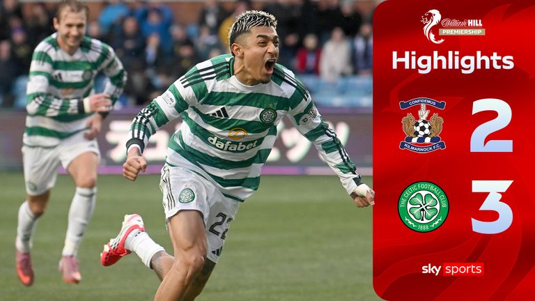 Highlights from the Scottish Premiership clash between Kilmarnock and Celtic.