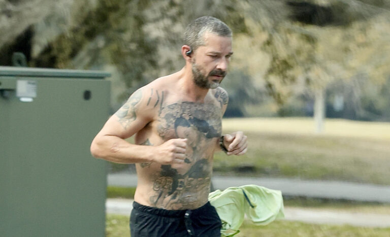 Shia LaBeouf Spotted on Shirtless Run After His Arrest in New Orleans | Shia LaBeouf, Shirtless | Celebrity News and Gossip | Entertainment, Photos and Videos