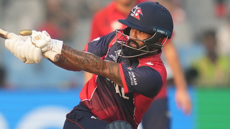 Nepal's Dipendra Singh Airee, T20 World Cup (Associated Press)