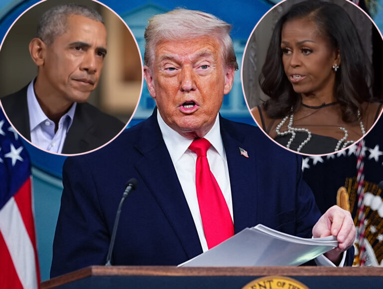 Trump REFUSES To Apologize For That Super Racist Video Of Barack & Michelle Obama As Apes – Says He ‘Didn’t Make A Mistake’ & Is ‘The Least Racist President’ Ever! WTF!
