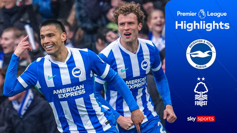 Highlights from the Premier League match between Brighton and Nottingham Forest.