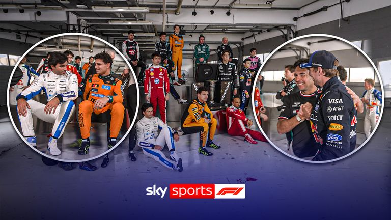 Watch as F1 drivers reunite as they take their class of 2026 season photo.