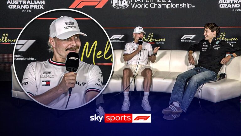 He's back! Bottas pokes fun at Aston Martin woes