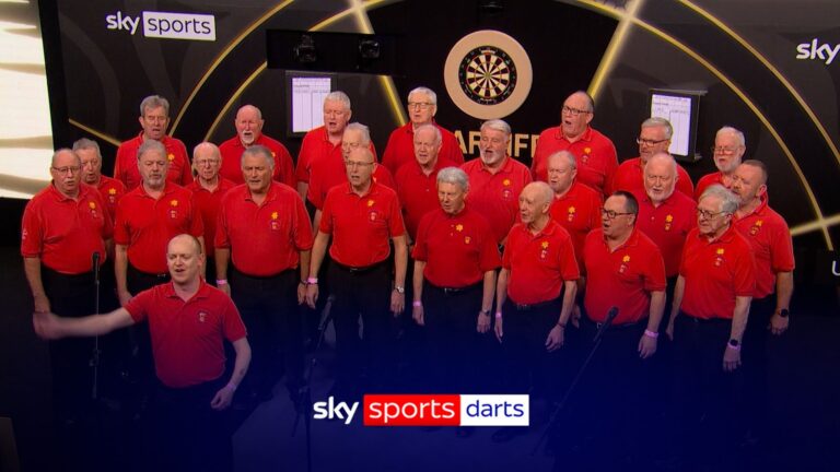 Welsh choir welcomes Premier League to Cardiff!