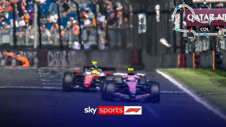 Australian Grand Prix: Lewis Hamilton just avoids 'crazy slow' Franco Colapinto