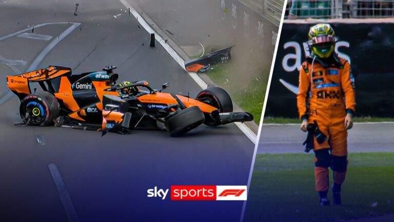 HEARTBREAK! | Home hero Piastri crashes on way to grid