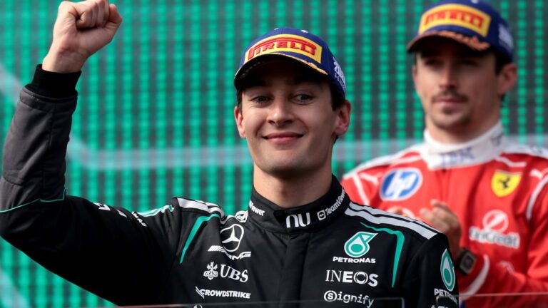 Australian Grand Prix: George Russell wins F1 2026 season opener for Mercedes after gripping early Charles Leclerc fight | F1 News