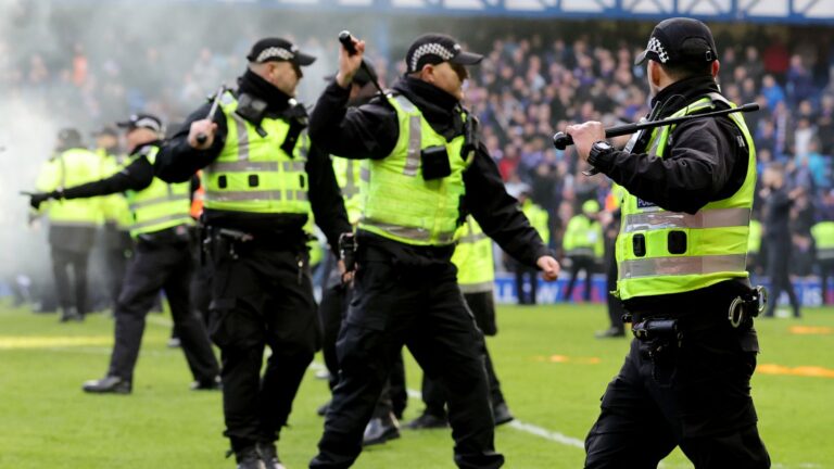 Old Firm pitch invasion: Police Scotland confirm arrests made after ‘despicable’ fan behaviour in Celtic win at Rangers | Football News