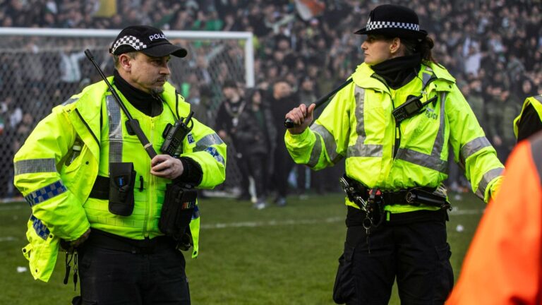 Old Firm pitch invasion: Police Scotland say big away allocations not currently workable for Celtic vs Rangers games | Football News