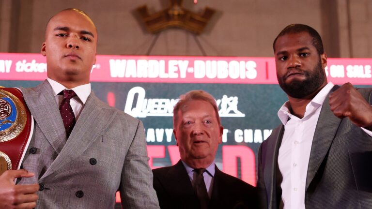 Fabio Wardley primed for Daniel Dubois ‘shoot-out’, says WBO heavyweight champion’s trainer Ben Davison | Boxing News