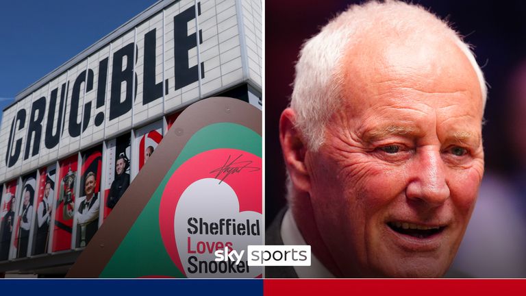 President of Matchroom Sport, Barry Hearn, said the Crucible Theatre is 'not fit for purpose', but wanted the World Championship to remain at the venue if it is revamped - he now has his wish!