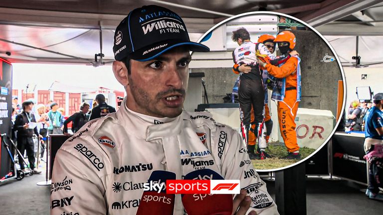 Japanese Grand Prix: Carlos Sainz calls for change after Ollie Bearman horror crash