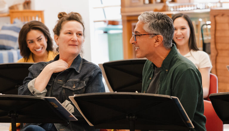 30 Rock’s Maulik Pancholy Joins Cast of Broadway’s ‘Schmigadoon’ Musical; Rehearsal Photos Revealed! | Alex Brightman, Ana Gasteyer, Ann Harada, Ayaan Diop, Brad Oscar, Broadway, Isabelle McCalla, Ivan Hernandez, Lorne Michaels, Maulik Pancholy, Max Clayton, McKenzie Kurtz, Sara Chase, Schmigadoon | Celebrity News and Gossip | Entertainment, Photos and Videos