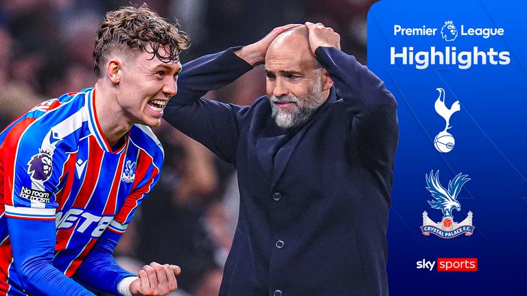 Highlights from the Premier League match between Spurs and Crystal Palace.