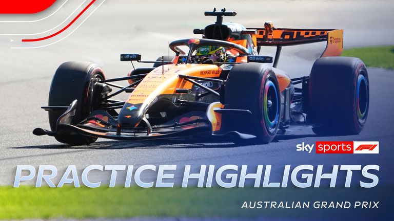 Highlights from Friday's practice sessions at the Australian Grand Prix.