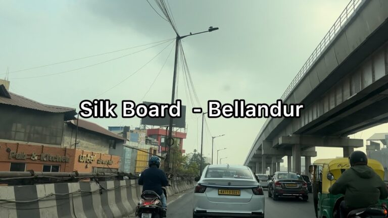 Bangalore Silk Board to Bellandur road trip | 4K