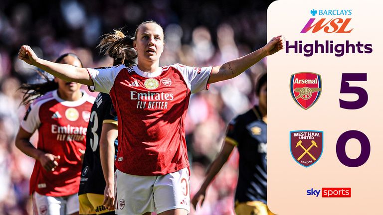 Arsenal vs West Ham highlights