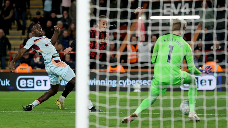 Marcus Tavernier was controversially denied a penalty early in the second half