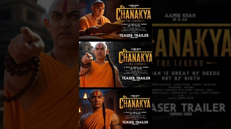 CHANAKYA – First Look Trailer | Aamir Khan as Chanakya | Amitabh Bachchan | Kajol | New Movies