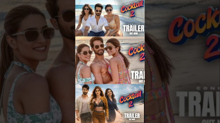 COCKTAIL 2 – Official Teaser | Shahid Kapoor | Rashmika M | Kriti Sanon | T-Series | 19 June 2026