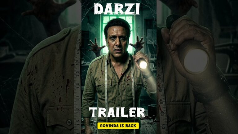 DARZI Official Trailer (2026) | Govinda | Shraddha Kapoor | New Bollywood Movie Trailer #shorts
