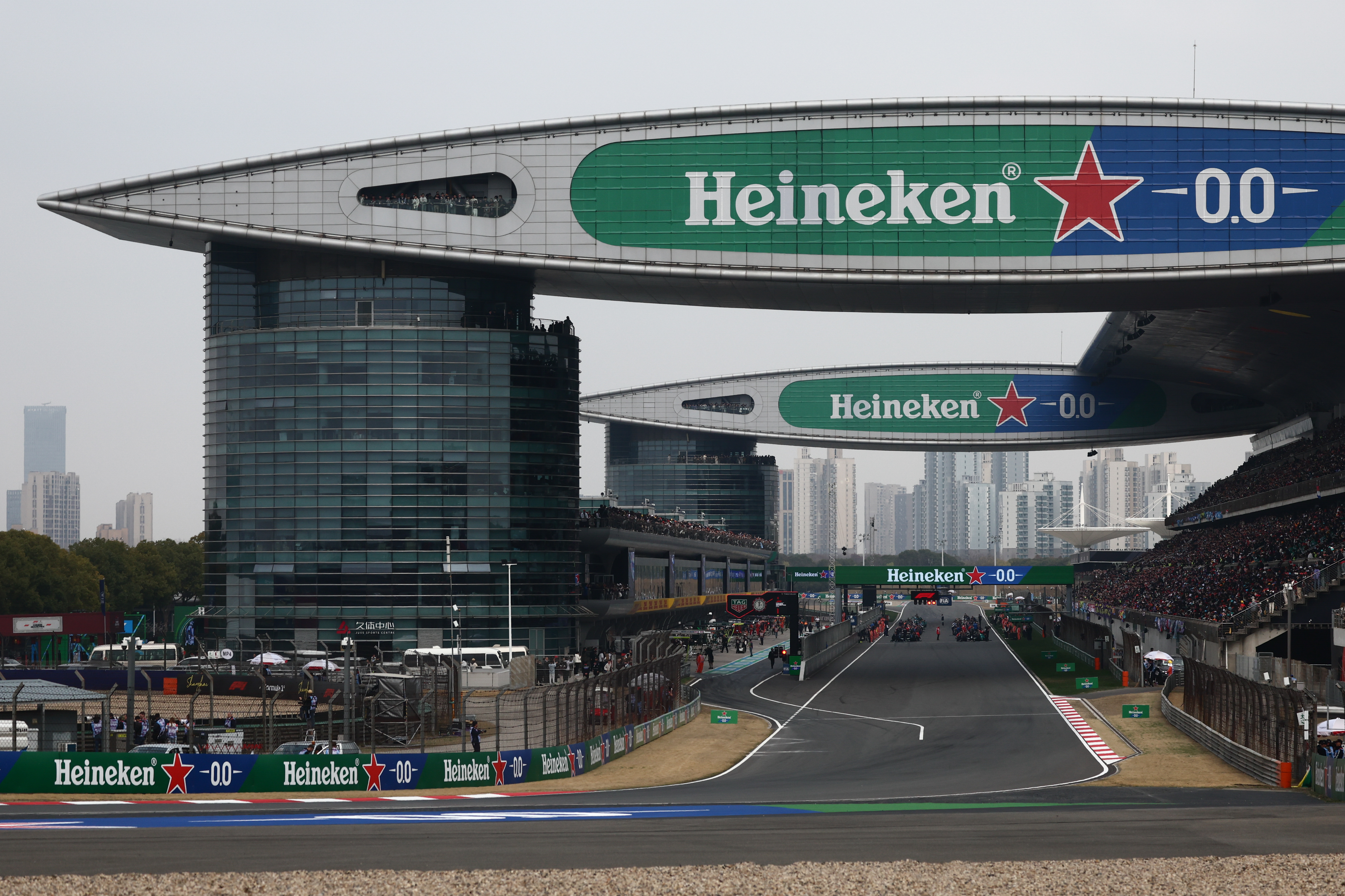A view ahead of the Formula 1 Chinese Grand Prix at Shanghai International Circuit in Shanghai, China on March 15, 2026. (Photo by Jakub Porzycki/NurPhoto via Getty Images)