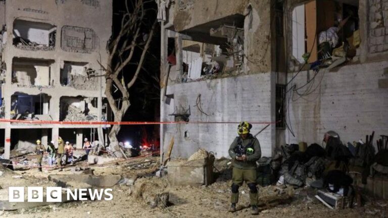 Iranian missiles injure 160 in towns near Israeli nuclear site