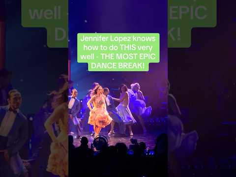 Jennifer Lopez Knows How To Do THIS Very Well – THE MOST EPIC DANCE BREAK!