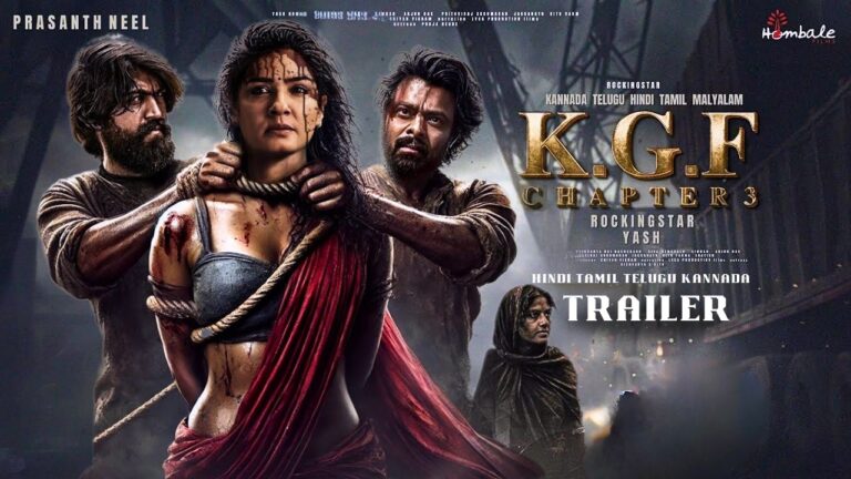 K.G.F : Chapter 3 – Official Trailer | Rocking Star Yash | Raveena Tondon | Prabhas | Prashanth Neel
