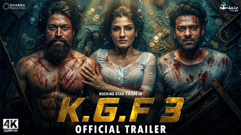 K.G.F: Chapter 3 – Official Trailer | Yash | Prabhas | Raveena Tandon | Prashanth Neel | In 2026