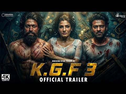 K.G.F: Chapter 3 – Official Trailer | Yash | Raveena Tandon | Prashanth Neel | KGF 3 Teaser Trailer