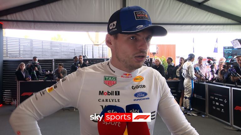 Red Bull's Max Verstappen was left bemused after he crashed out of Q1 at the Australian Grand Prix.