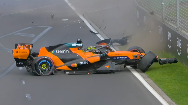 Oscar Piastri: McLaren driver unable to start Australian GP after crashing on way to grid at home race in Melbourne | F1 News