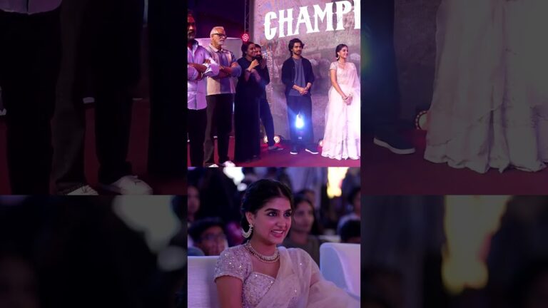 Ram Charan About Anaswara Rajan | Champion Official TRAILER | Roshan |
