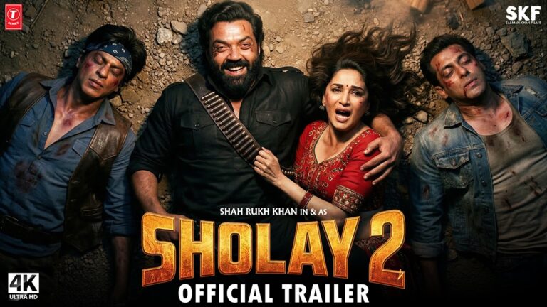 SHOLAY 2 – Official Trailer | Shah Rukh Khan | Salman Khan | Bobby Deol | Madhuri Dixit | In 2026