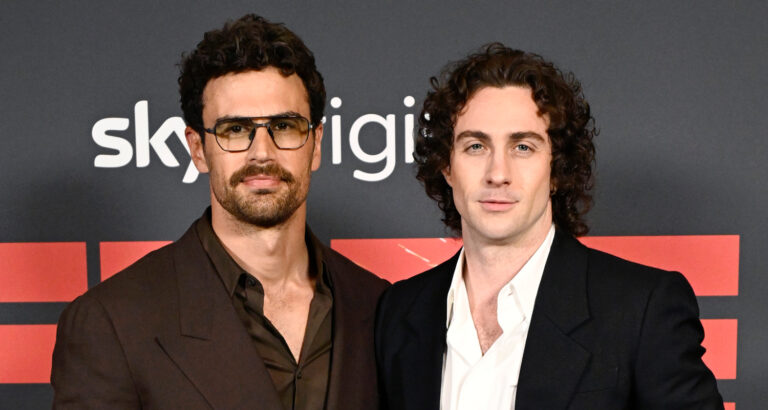 Theo James & Aaron Taylor-Johnson Hit the Red Carpet at ‘Fuze’ Premiere in London | Aaron Johnson, aaron taylor johnson, Elham Ehsas, Gugu Mbatha-Raw, Ruth Kearney, Saffron Hocking, Theo James | Celebrity News and Gossip | Entertainment, Photos and Videos