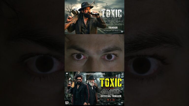 Toxic Official Trailer | Rocking Star Yash | Geetu Mohandas | Kiara Advani | South Movie Trailer