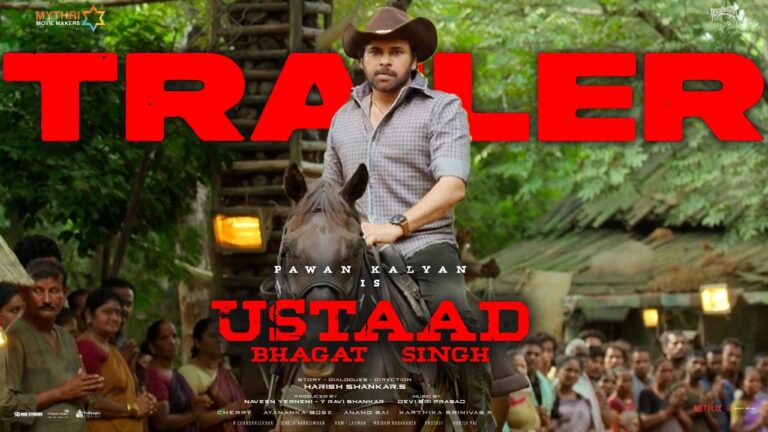 Ustaad Bhagat Singh – OFFICIAL TRAILER ( Telugu ) | Pawan Kalyan | Harish Shankar.S | Thaman | DSP